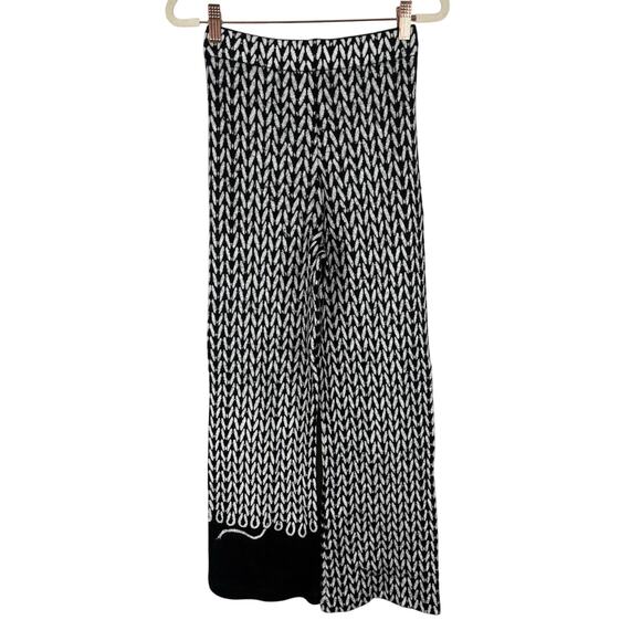 JoosTricot Fancy Pants Wide Leg Merino Wool Blend Luxury Designer Statement XS - Picture 8 of 9